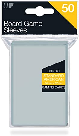 Ultra Pro 56mm X 87mm Standard American Board Game Sleeves 50ct