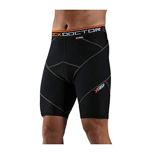 Shock Doctor Compression Shorts. Men’s Cross Compression Boxer. for Basketball, Soccer, Running, Crossfit and More