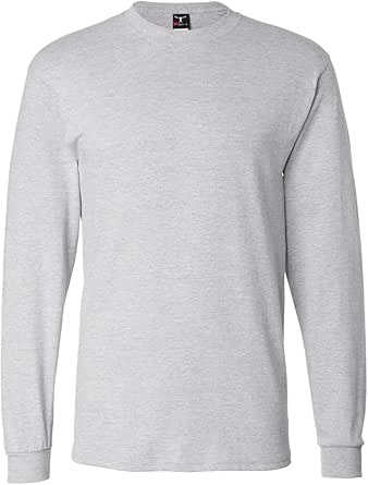 Hanes mens Beefyt T-shirt, Classic Heavyweight Cotton Crewneck Tee, Roomy Fit, 1 Or 2 Pack, Available in Tall