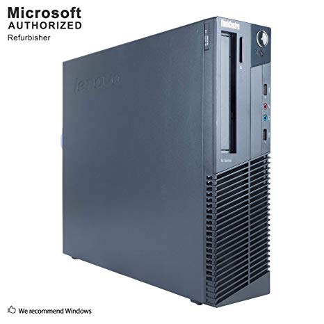 2019 Lenovo Think Centre Business Desktop Computer, Intel Core up to 3.7G, 16G DDR3, 512G SSD, 1T, DVDRW, WiFi, BT 4.0,VGA, DP, Win10 64 Bit-Multi-Language(CI5)(Certified Refurbish)