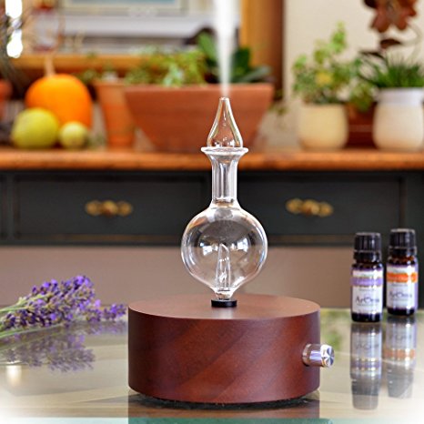 Aromis Wood and Glass Aromatherapy Diffuser - Solum Nox Telum