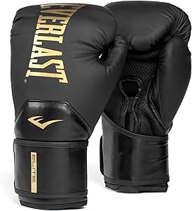 Everlast Elite 2 Boxing Gloves – Secure Fit, Impact Absorption, Breathable, Wrist Support, Splint-Style Foam – Adult Size, Great for Boxing, Sparring, Heavy Bag Workouts, Mitt Work