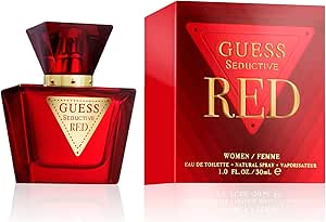 GUESS Seductive Red, Eau de Toilette da Donna, Colonia Gourmand, Fragranza Sensuale Persistente, 30 ml