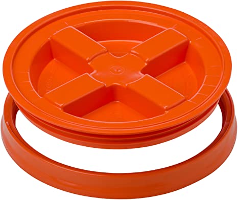 Seal Lid - Pet Food Storage Container Lids - Fits 3.5, 5, 6, & 7 Gallon Buckets, Limited Рack