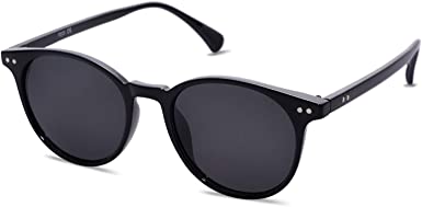 SOJOS Polarized Sunglasses for Women Men Vintage Small Round Classic Style UV400 Lens SJ2113