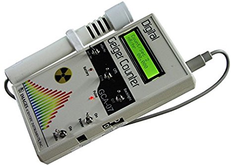 Geiger Counter - Digital - Professional - Model # GCA-07W External Wand  Probe - NRC Certification Ready- 0.001 mR/hr Resolution - 1000 mR/hr Range