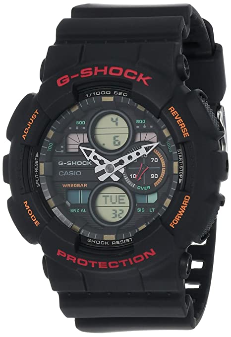 Casio G-Shock Analog-Digital Black Dial Men's Watch GA-140-1A4DR(G976)