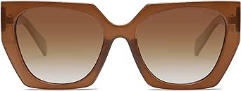 SOJOS Big Trendy Polarized Sunglasses Womens Oversized Cateye Sunnies Lentes De Sol Para Mujer SJ2205