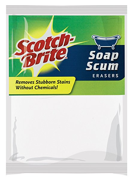 Scotch-Brite Soap Scum Eraser, 2 Erasers (832B-2)