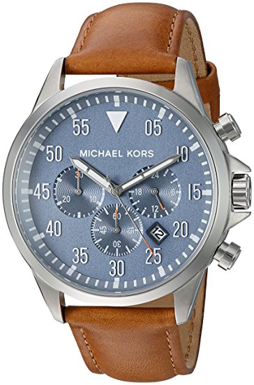 Michael Kors Men's Gage Silver-Tone Watch MK8490