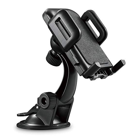 Anker® Multi-Angle Universal Mobile Phone Holder Car Mount for iPhone, Samsung, LG, Nexus, HTC, Motorola, Sony and other Mobile Phone (Black)