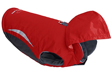 Waterproof Dog Coat with Hood - Windproof Sport Dog Clothes Winter Hoodies for Cold Weather