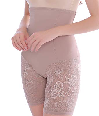 Women Waist Shapewear Shorts High Waisted Tummy Control Mid-Thigh Slimmer Underwear Stomach Body Shaper Panties Seamless