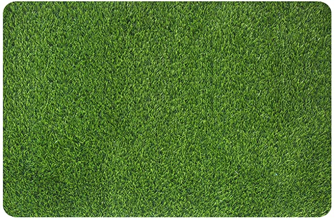 MAYSHINE Artificial Grass Door Mat Indoor/Outdoor Rug Green Turf Perfect for Multi-Purpose Home Entryway Scraper Doormat Dog Mats 24x35 inch