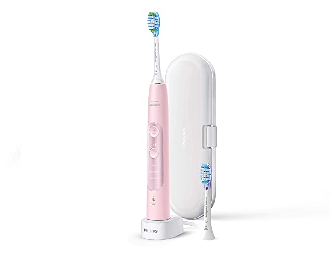 Philips Sonicare ExpertClean 7300 Bluetooth Rechargeable Electric Toothbrush- HX960/8, Pink