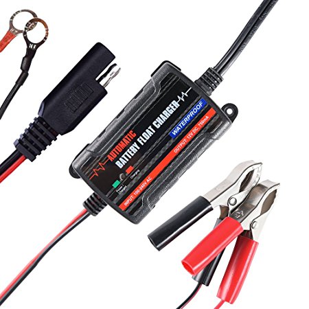 MICTUNING 6V 12V Intelligent Fully Automatic Battery Float Charger / Maintainer