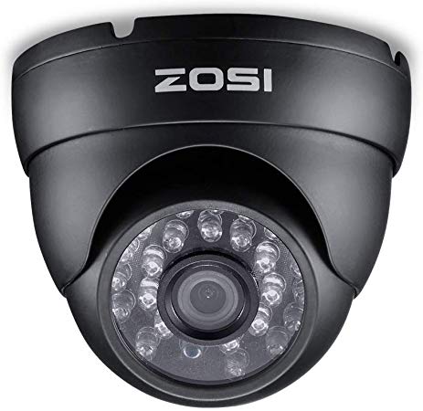 ZOSI 2.0 Megapixel HD 1080P 4-in-1 TVI/CVI/AHD/CVBS CCTV Camera Home Security Day/Night Waterproof Camera, 65ft(20m) IR Distance, Compatible for HD-TVI, AHD, CVI, and CVBS/960H Analog DVR