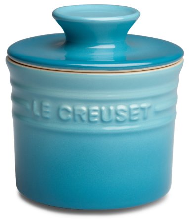 Le Creuset Stoneware Butter Crock, 6-Ounce, Caribbean