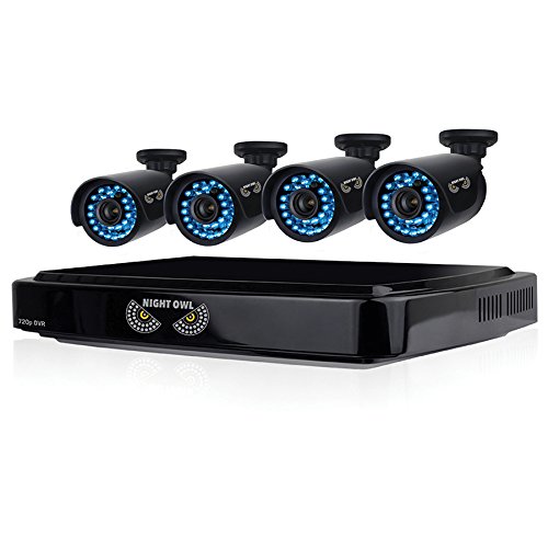 Night Owl Security 8 Channel Smart HD Video Security System with 1 TB HDD and 4 x 720p HD Cameras