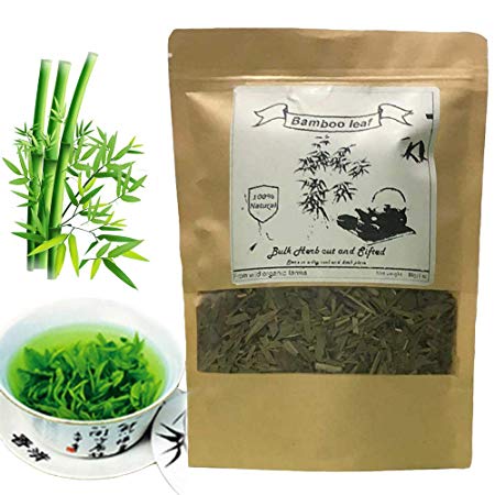 Bamboo Tea, Organic Bamboo Leaf Tea ,Slimming tea, diet tea rich in Organic Silica ,good for Hair, Skin & Nails Growing (3oz/88g )
