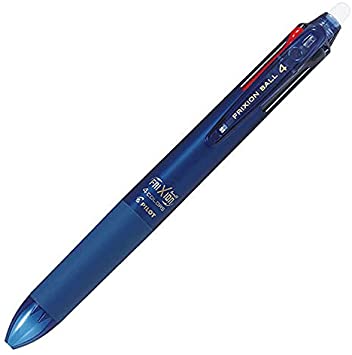 Pilot FriXion Ball 4, Erasable Ballpoint Pen, 4 Color Gel Ink Multi-Pen, 0.38mm, Blue black (LKFB-80UF-BB)