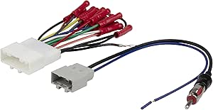 Scosche NN4A2B Wire Harness & Antenna Adapter Bundle Compatible with Select 2007-19 Nissan, Subaru and Suzuki Vehicles. See Notes in Images to Verify That Your Vehicle is Compatible.