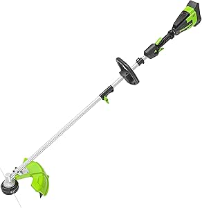 Greenworks 40V 16-Inch Brushless (Attachment Capable) Cordless String Trimmer (Gen 2), Battery and Charger Not Included