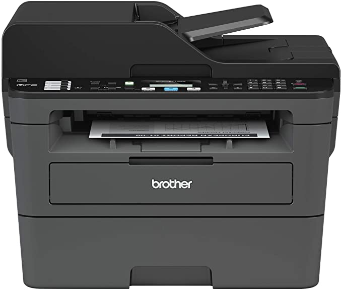 Brother Monochrome Laser Printer, Compact All-In One Printer, Multifunction Printer, MFCL2710DW, Wireless Networking and Duplex Printing, Amazon Dash Replenishment Enabled (Renewed)