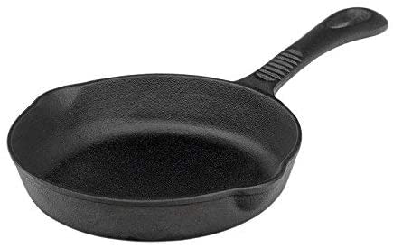 Victor Cast Iron Skillet, Black, 6.5-inch