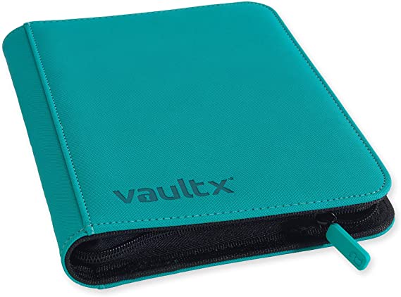 Vault X Premium eXo-Tec Zip Binder - 4 Pocket Trading Card Album Folder - 160 Side Loading Pocket Binder for TCG