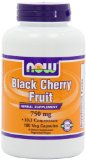 NOW Foods Black Cherry Fruit 750 mg - 180 Veg Capsules