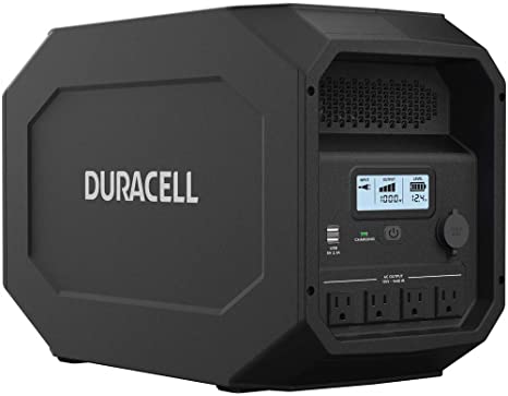 Duracell PowerSource Quiet Gasless Portable Power and Solar Generator, 1800w Peak Output Inverter