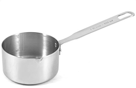 RSVP Endurance 1.5 Cup Stainless Steel Measuring Pan