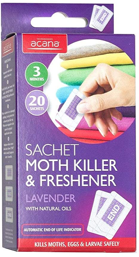 Acana 20 Sachet Moth Killer & Freshner