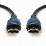 BlueRigger High Speed HDMI cable with Ethernet - Ultra-thin and flexible - Supports 3D and Audio Return 6 Feet