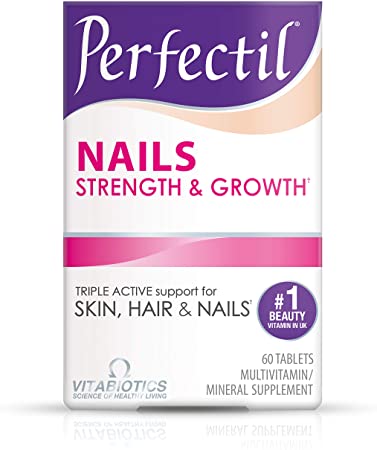 Vitabiotics Perfectil Nail Multivitamin | Nail Growth and Strengthening | Formula for Healthy Nails | Vitamin D, Vitamin E, Collagen, Biotin, and More