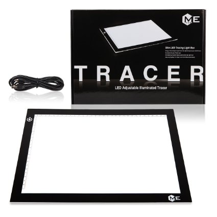 ME456 A4 LED Light Box 9x12 Inch Light Pad Only 5mm Ultra-thin USB Power Light Table for Tracing