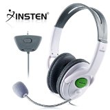 Insten Headset Headphone with Mic Compatible with Xbox 360 Wireless Controller