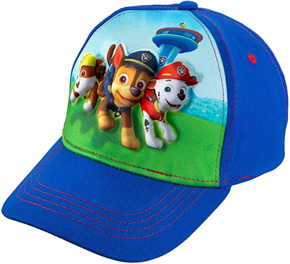 Nickelodeon Toddler Paw Patrol Character Boys Baseball Cap 100% Cotton - Age 2-5 Blue