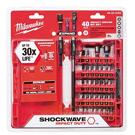 Milwaukee 48-32-4008 Shockwave Impact Duty Driver Bit Set (40-Piece)