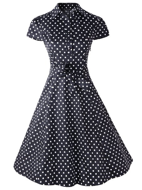 Penelope Vintage 1950s Shirt Swing Tea Dress