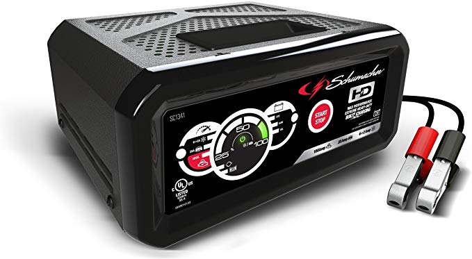 Schumacher SC1341 12V Fully Automatic Battery Charger and 20/100A Engine Starter