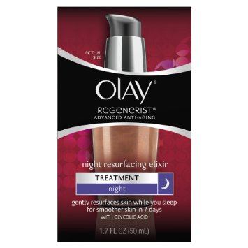 Olay Regenerist Advanced Anti-Aging Night Resurfacing Elixir 1.7 Fl Oz