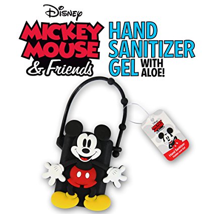 DISNEY Portable Hand Sanitizer with Holder (Mickey Mouse, 1)