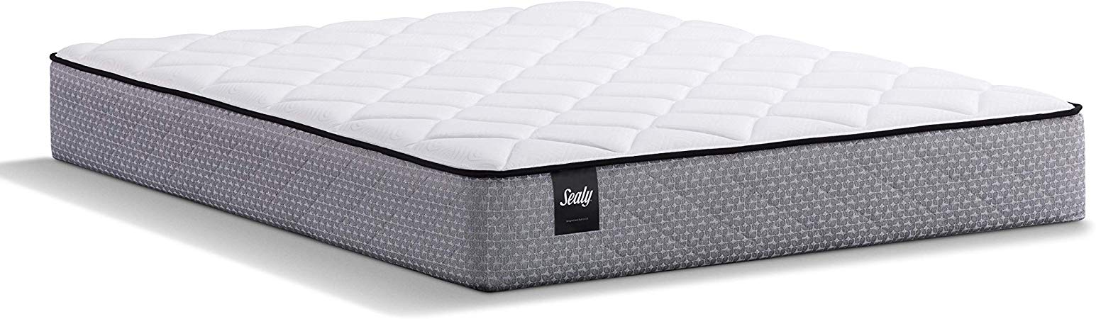Sealy 12-Inch Encased Coil Innerspring Bed in a Box, Queen, 5 Year Limited Warranty