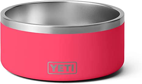 YETI Boomer 8, Stainless Steel, Non-Slip Dog Bowl, Holds 64 Ounces, Bimini Pink