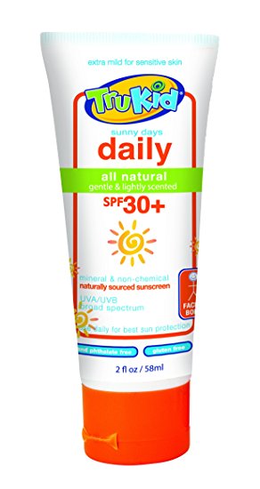 TruKid Sunny Days Daily SPF 30 Plus UVA/UVB Sunscreen Lotion, 2 Ounce