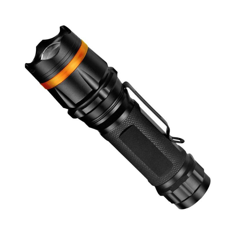 Durapower 120 Lumen Cree LED Tactical Flashlight Adjustable 2 Light Modes Super Bright Waterproof HuntingCamping Mini LED Torch with Battery Holder