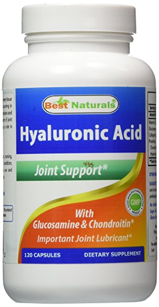 Best Naturals Hyaluronic Acid 100 mg per serving 120 Capsules