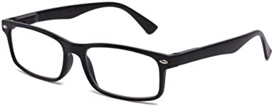 Newbee Fashion Clear Lens Glasses Frame Rectangle Frame Non Prescription Fake Glasses